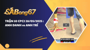 TRẬN 10 CPC2 28/05/2025 : ANH DANH vs ANH TRÍ