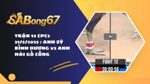 TRẬN 12 CPC3 31/5/2025 : ANH SỸ BÌNH DƯƠNG vs ANH HẢI GÒ CÔNG