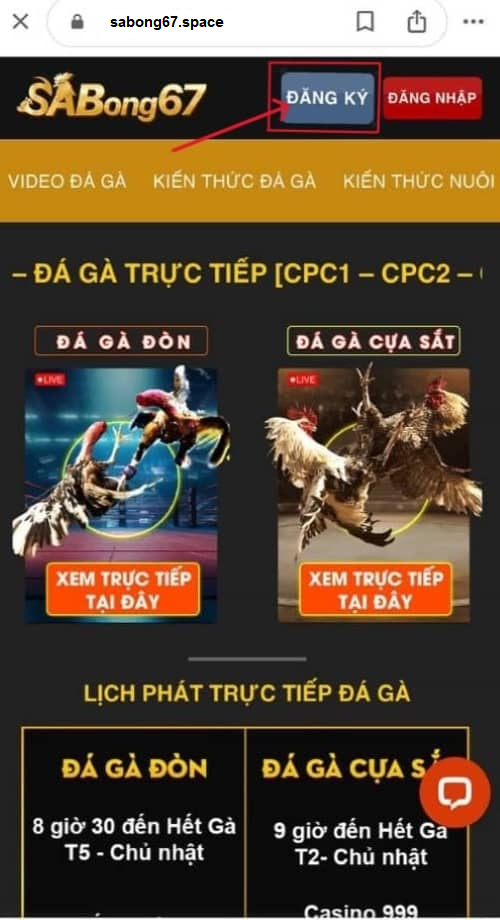 Hướng dẫn cách đăng ký tài khoản Sabong67