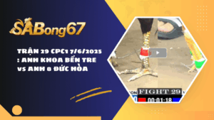 TRẬN 29 CPC1 7/6/2025 : ANH KHOA BẾN TRE vs ANH 8 ĐỨC HÒA