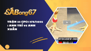 TRẬN 32 CPC1 7/6/2025 : ANH TRÍ vs ANH XUÂN