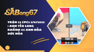 TRẬN 33 CPC3 3/6/2025 : ANH TÈO LONG KHÁNH vs ANH HÒA ĐỨC HÒA