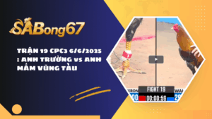 TRẬN 19 CPC3 6/6/2025 : ANH TRƯỜNG vs ANH MẮM VŨNG TÀU