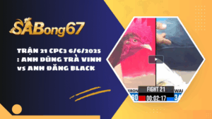 TRẬN 21 CPC3 6/6/2025 : ANH DŨNG TRÀ VINH vs ANH ĐĂNG BLACK